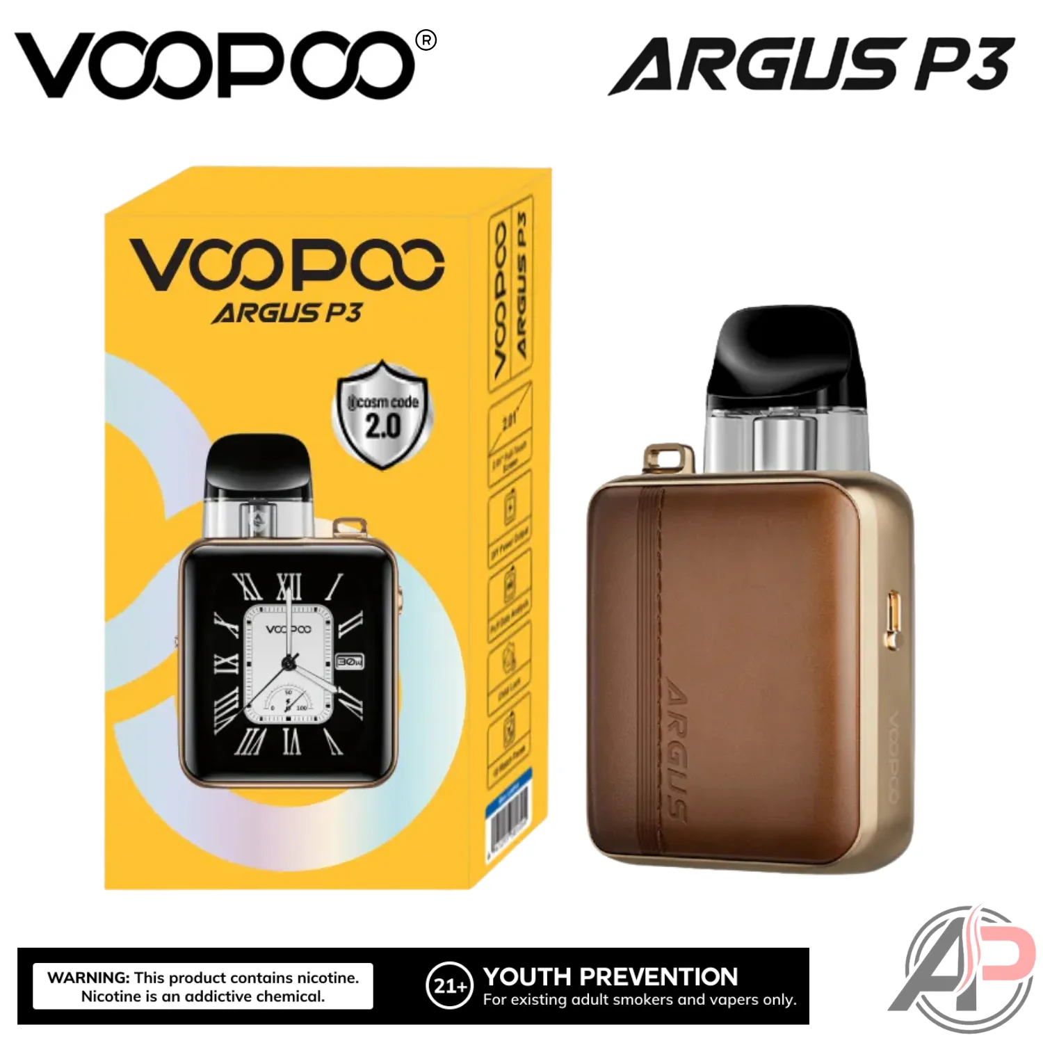 Voopoo Argus P3 Pod System Starter Kit Device - Image 7
