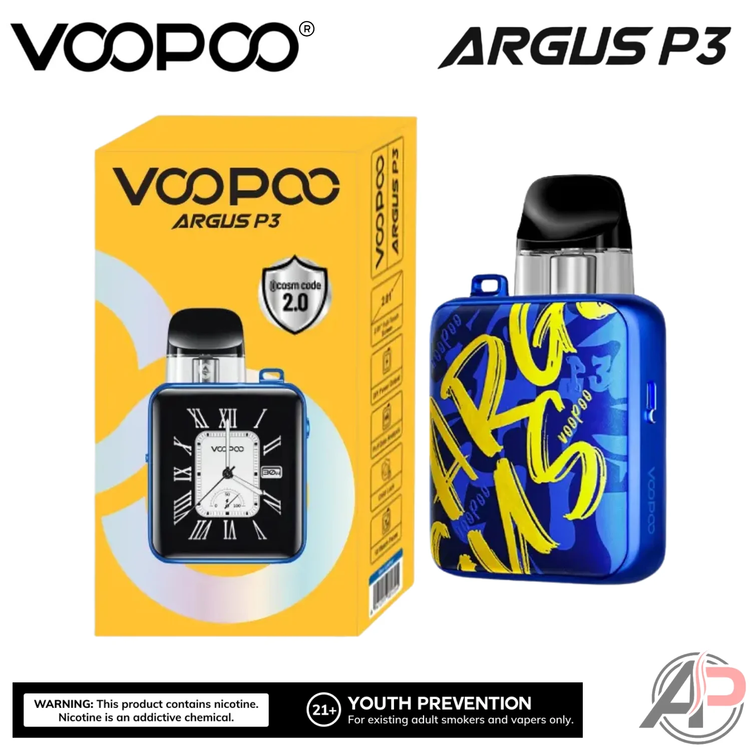 Voopoo Argus P3 Pod System Starter Kit Device - Image 8