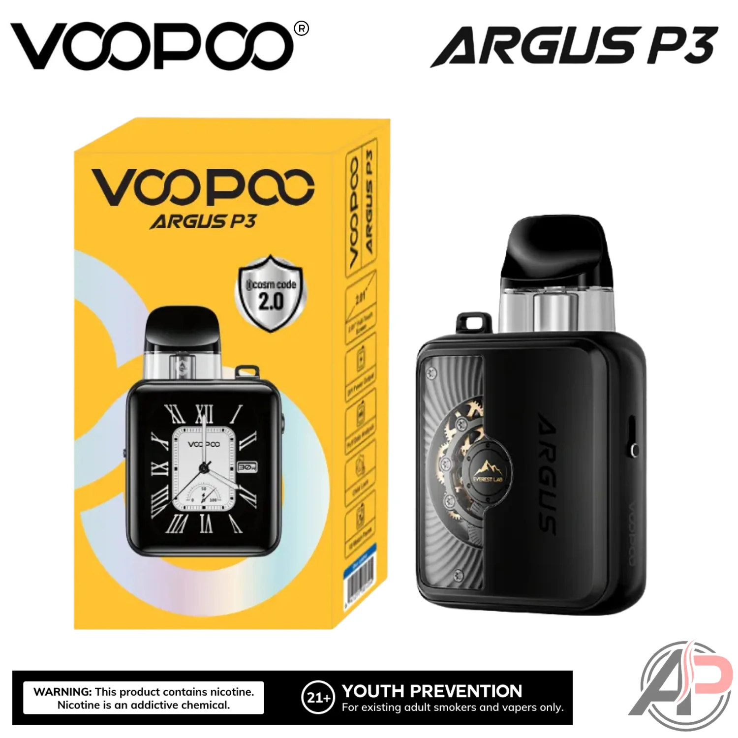 Voopoo Argus P3 Pod System Starter Kit Device - Image 9