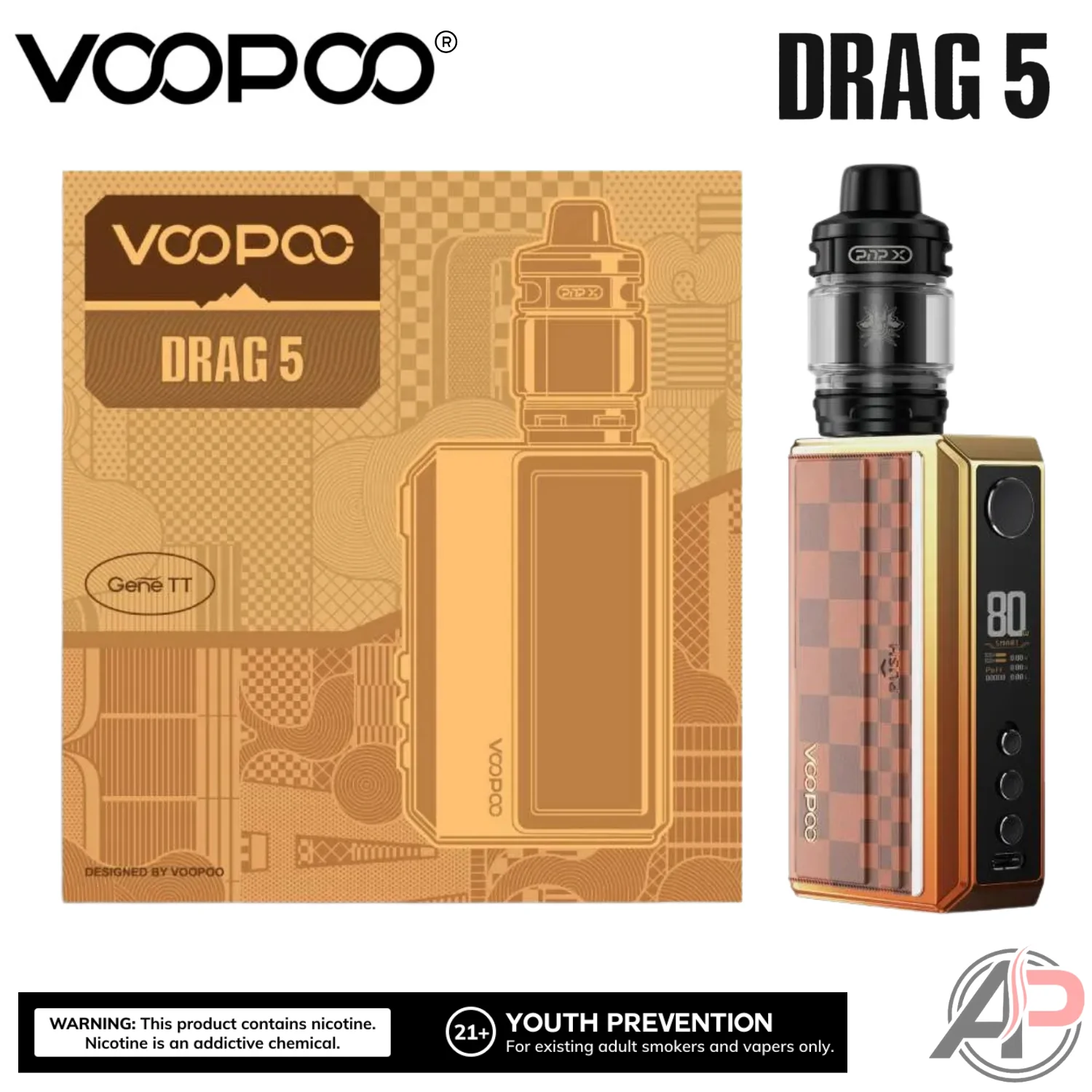 Voopoo Drag 5 177w Box Mod Starter Kit Device - Image 10