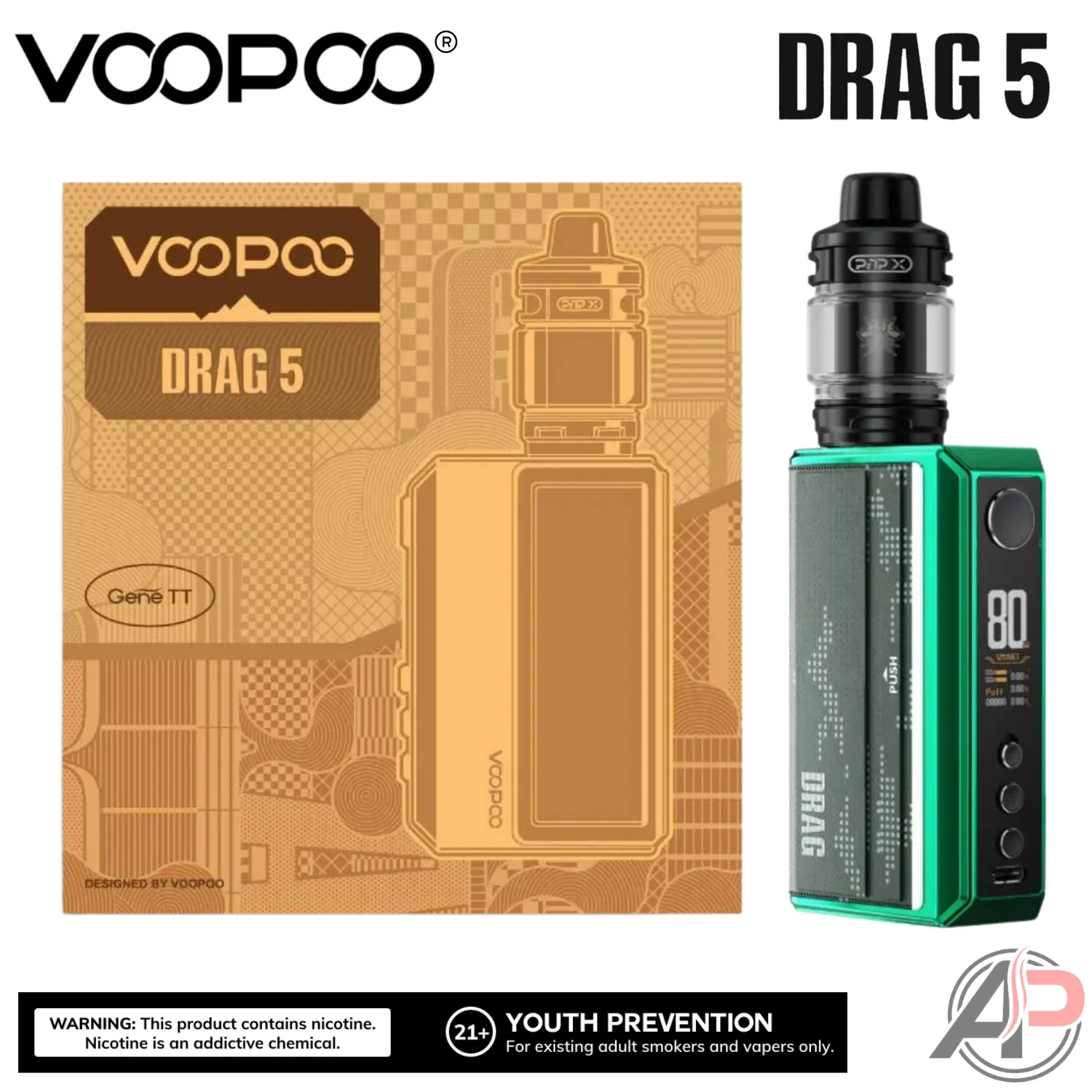 Voopoo Drag 5 177w Box Mod Starter Kit Device - Image 5