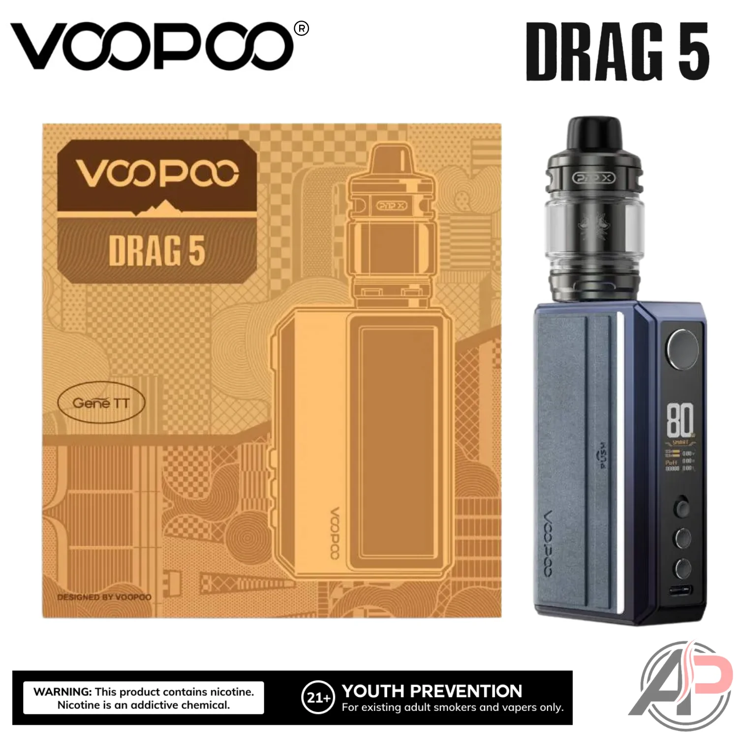 Voopoo Drag 5 177w Box Mod Starter Kit Device - Image 9