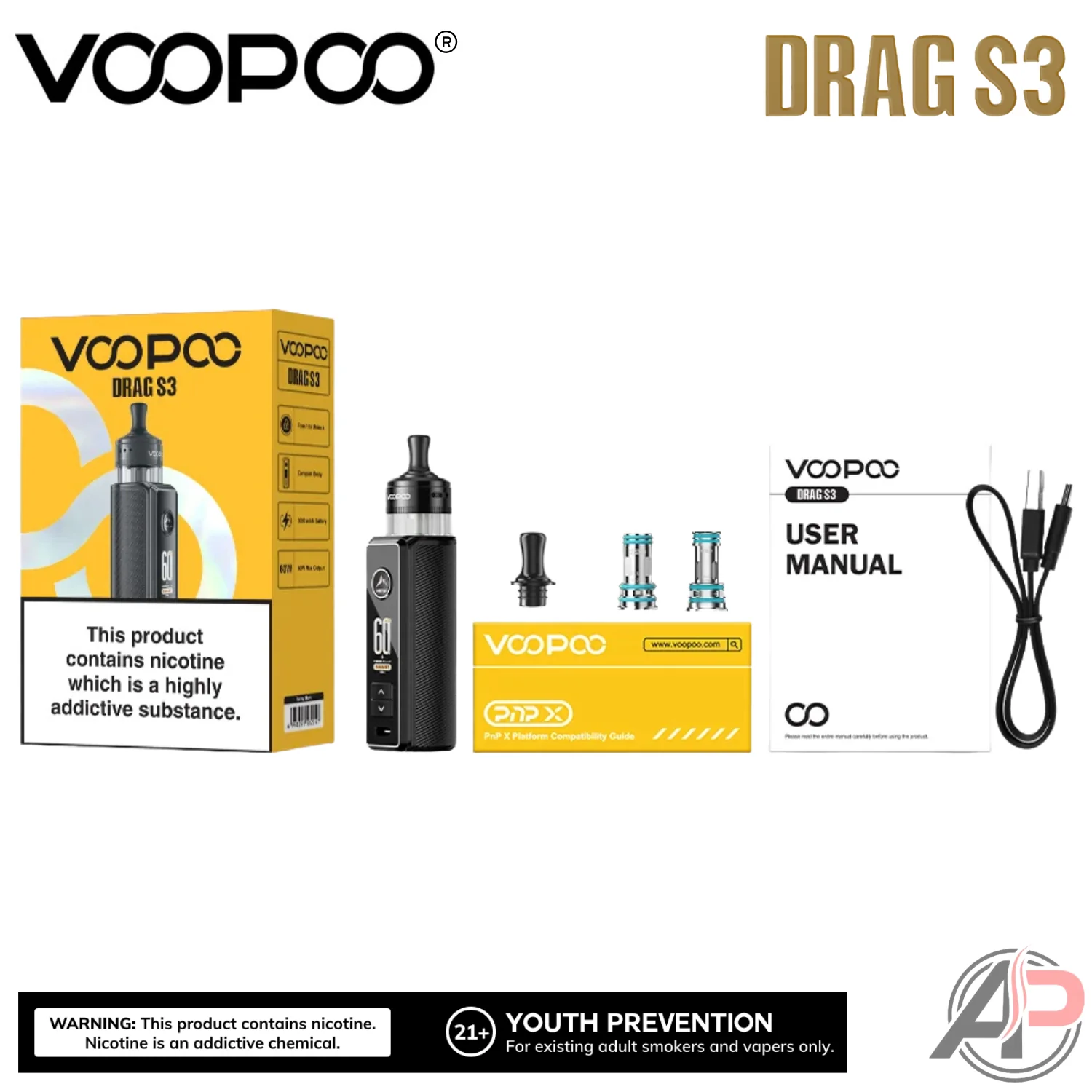 Voopoo Drag S3 60w Pod Mod Starter Kit Device - Image 9