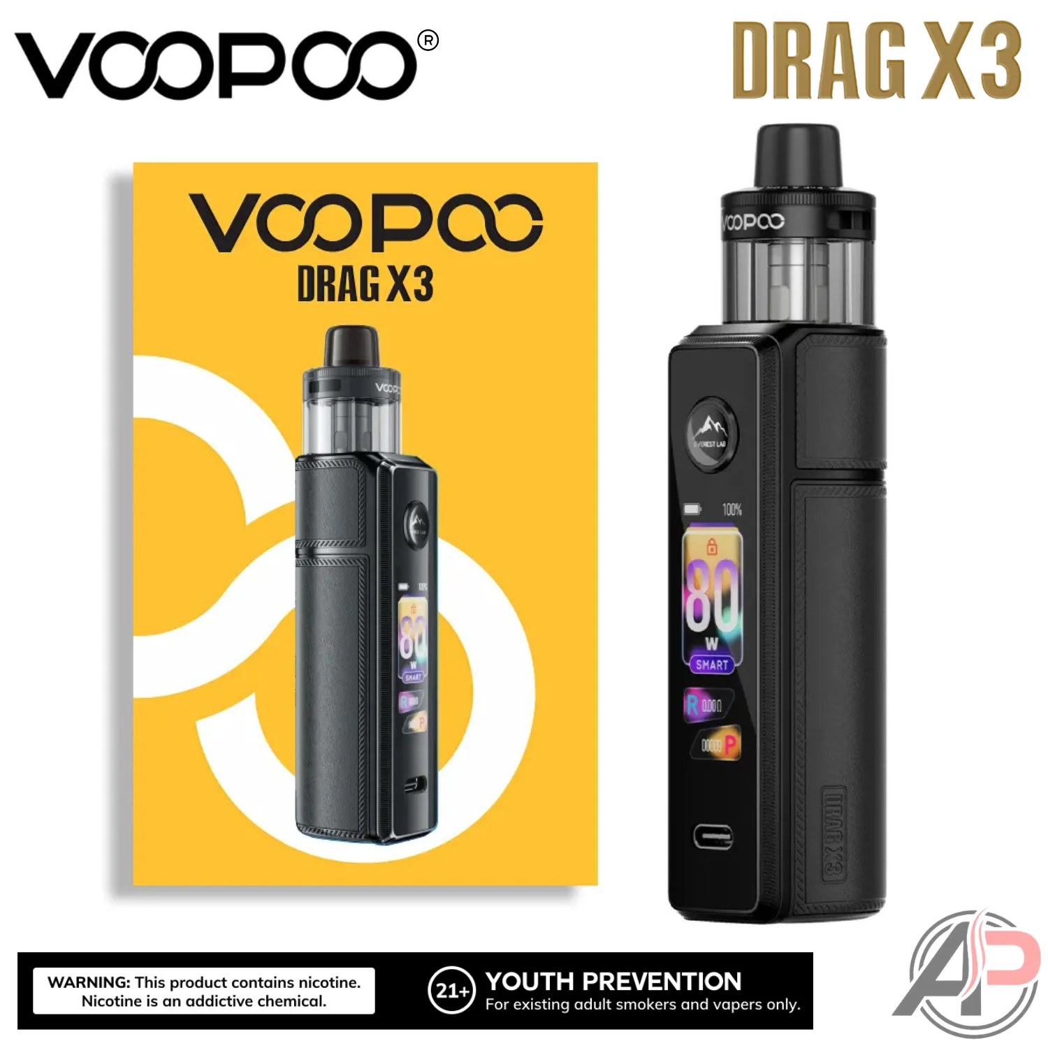 Voopoo Drag X3 80w Pod Mod Starter Kit Device - Image 3