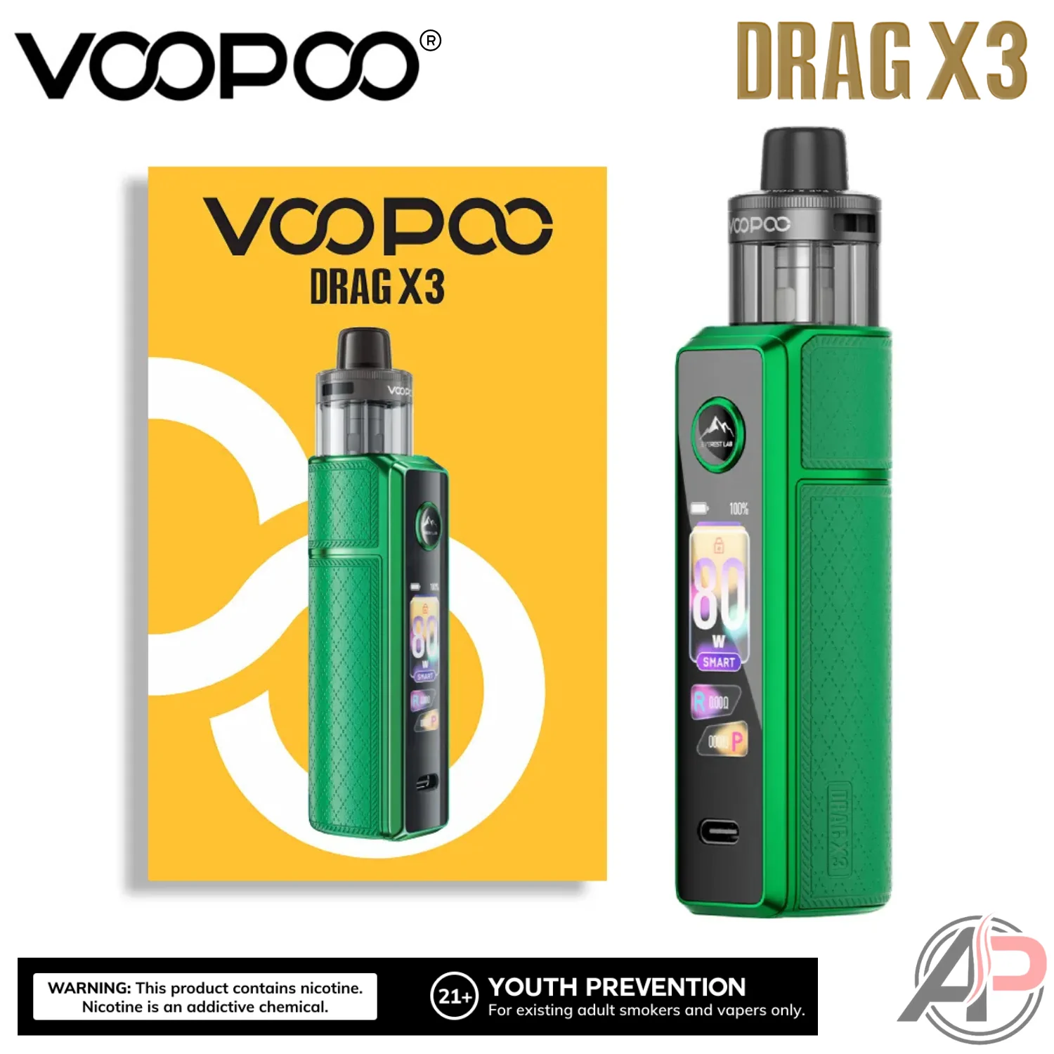 Voopoo Drag X3 80w Pod Mod Starter Kit Device - Image 5