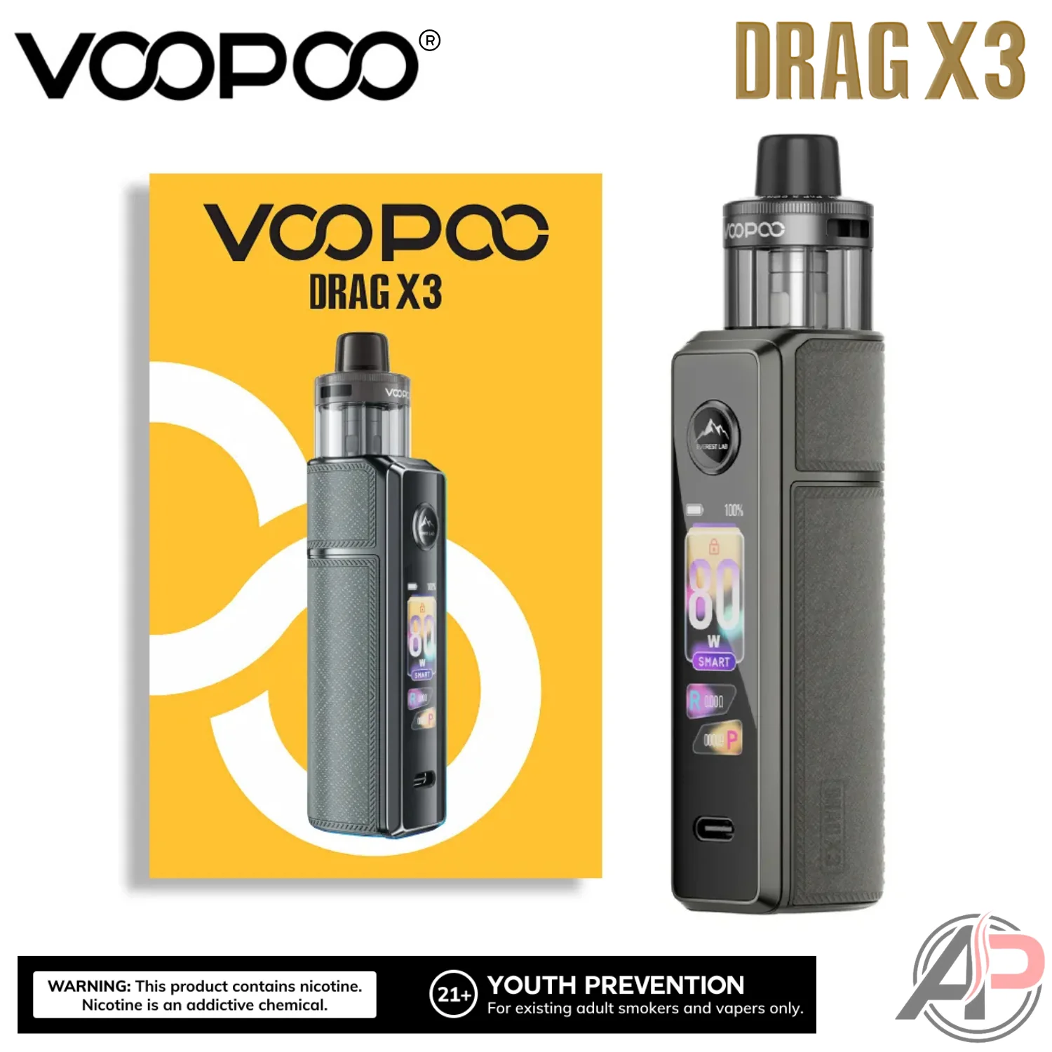 Voopoo Drag X3 80w Pod Mod Starter Kit Device - Image 7