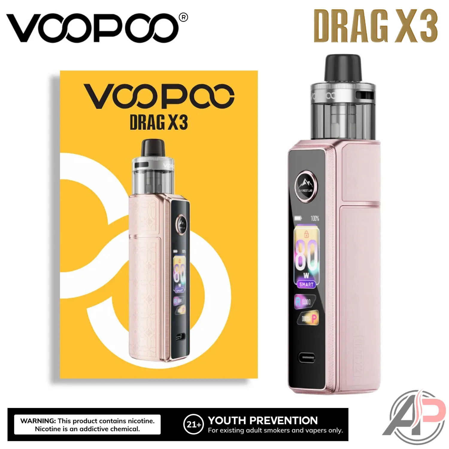 Voopoo Drag X3 80w Pod Mod Starter Kit Device - Image 8