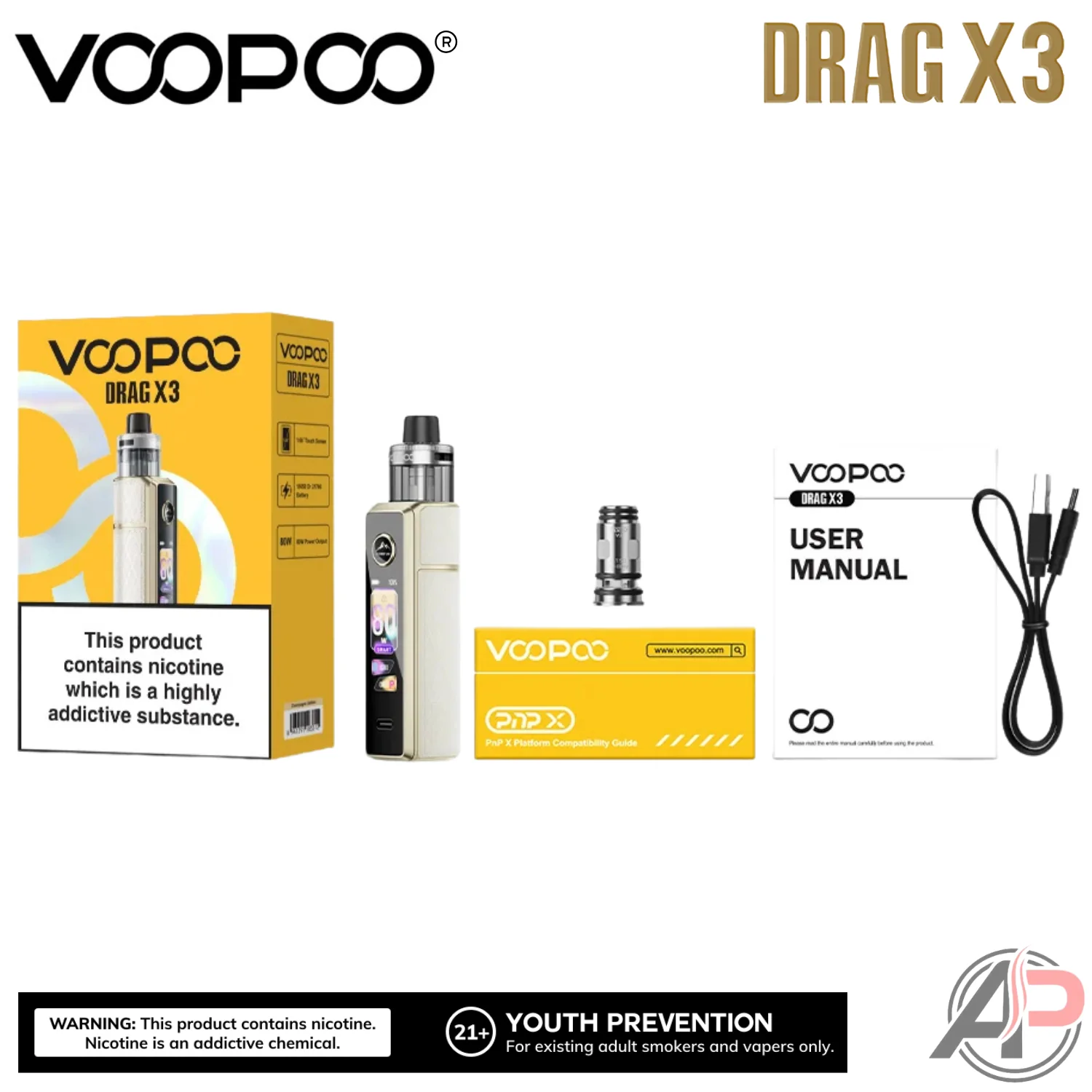 Voopoo Drag X3 80w Pod Mod Starter Kit Device - Image 9