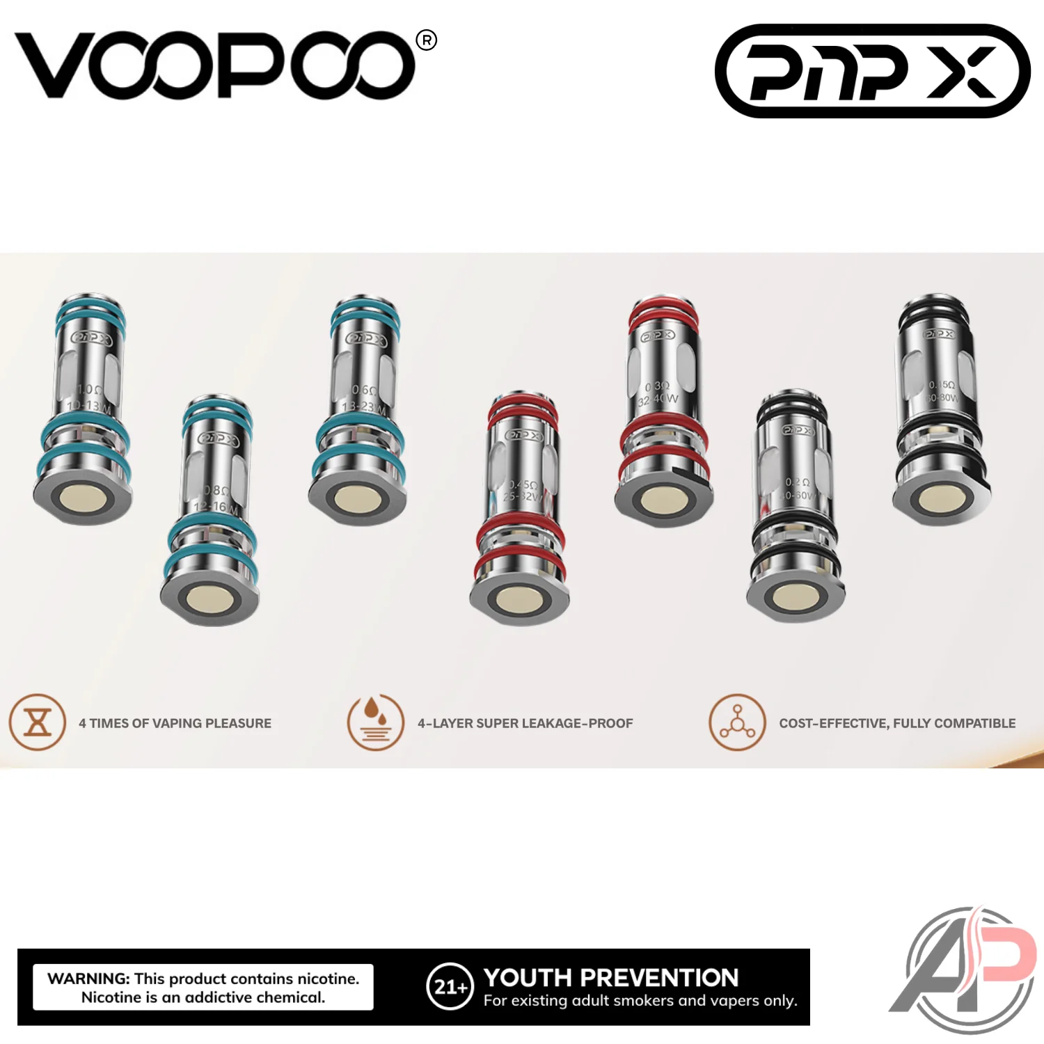 Voopoo PNP-X Replacement Coils 5 Pack - Image 2