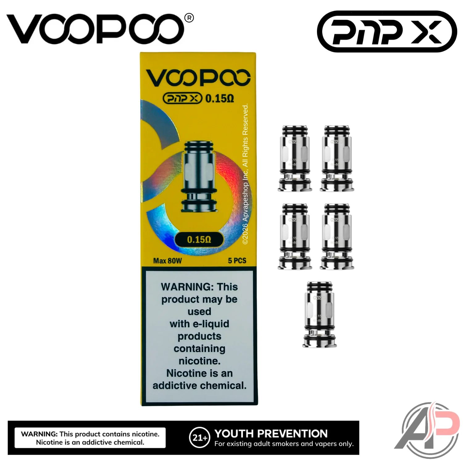 Voopoo PNP-X Replacement Coils 5 Pack - Image 3
