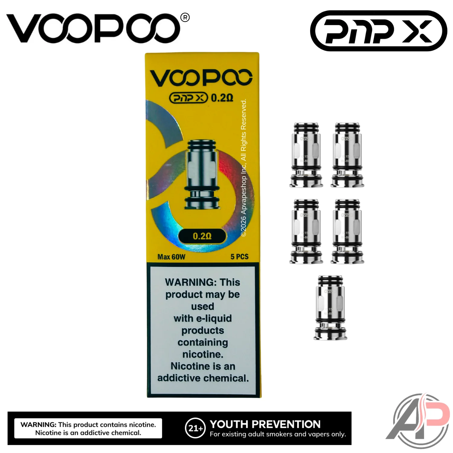 Voopoo PNP-X Replacement Coils 5 Pack - Image 4
