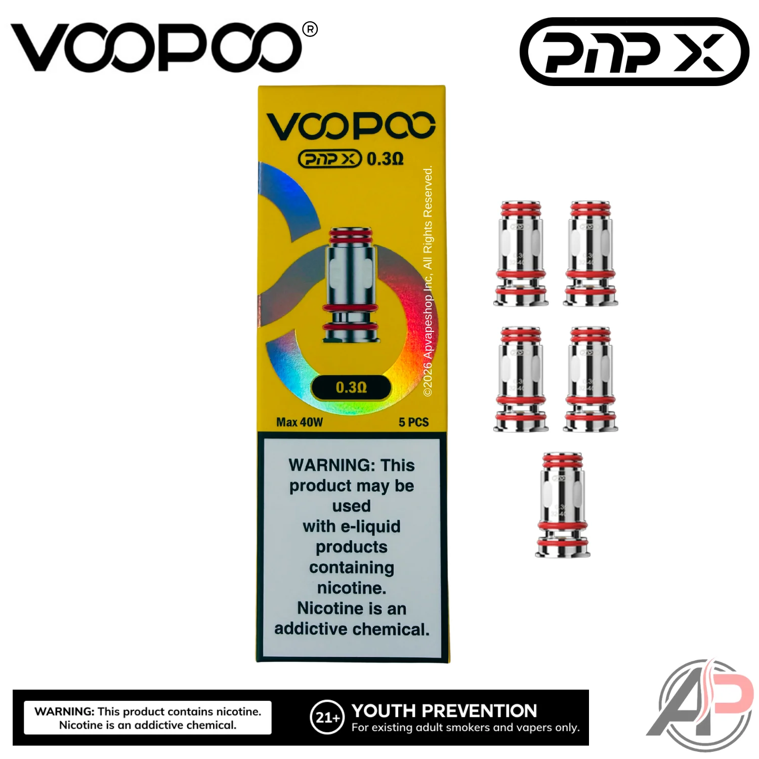 Voopoo PNP-X Replacement Coils 5 Pack - Image 5