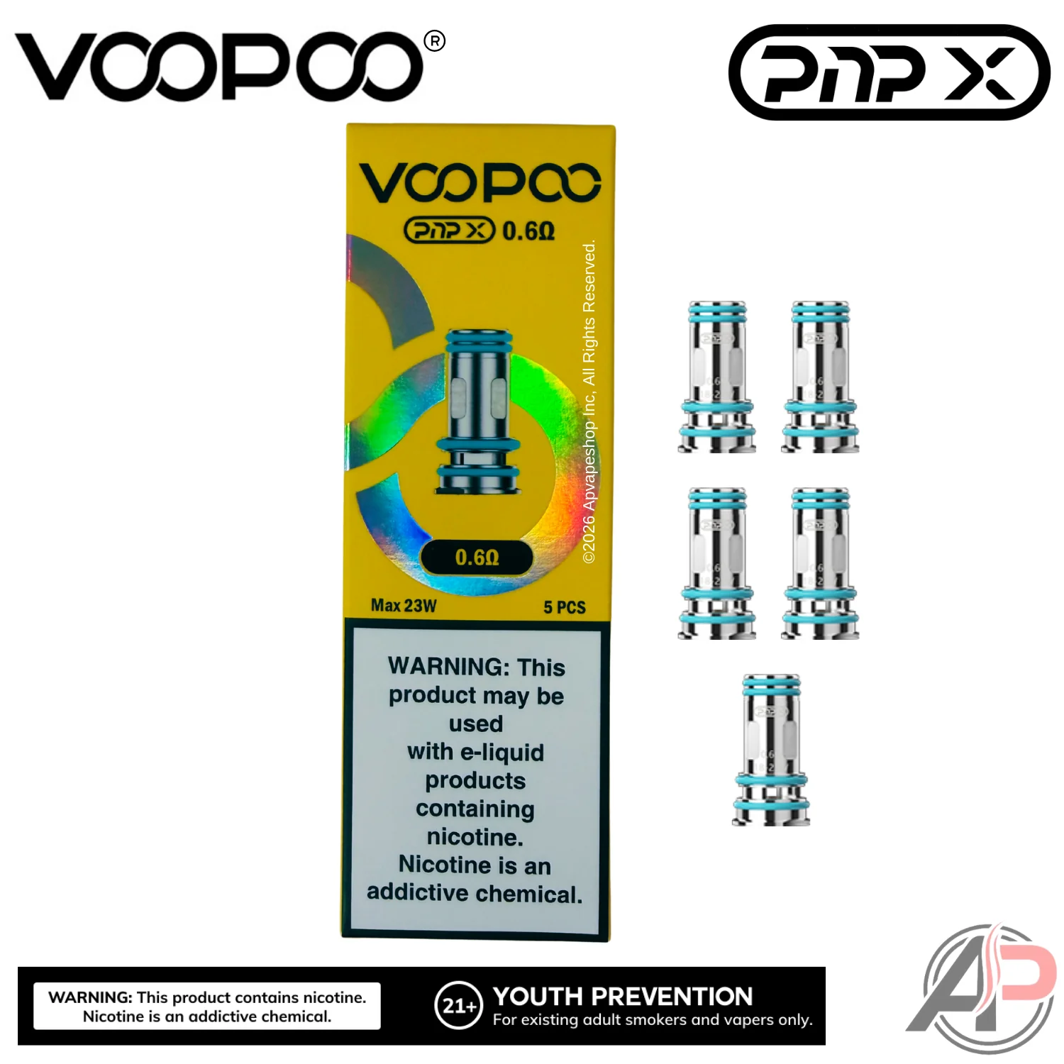Voopoo PNP-X Replacement Coils 5 Pack - Image 6