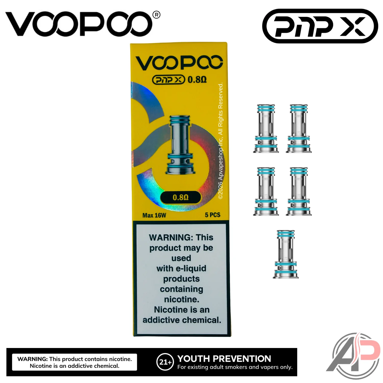 Voopoo PNP-X Replacement Coils 5 Pack - Image 7