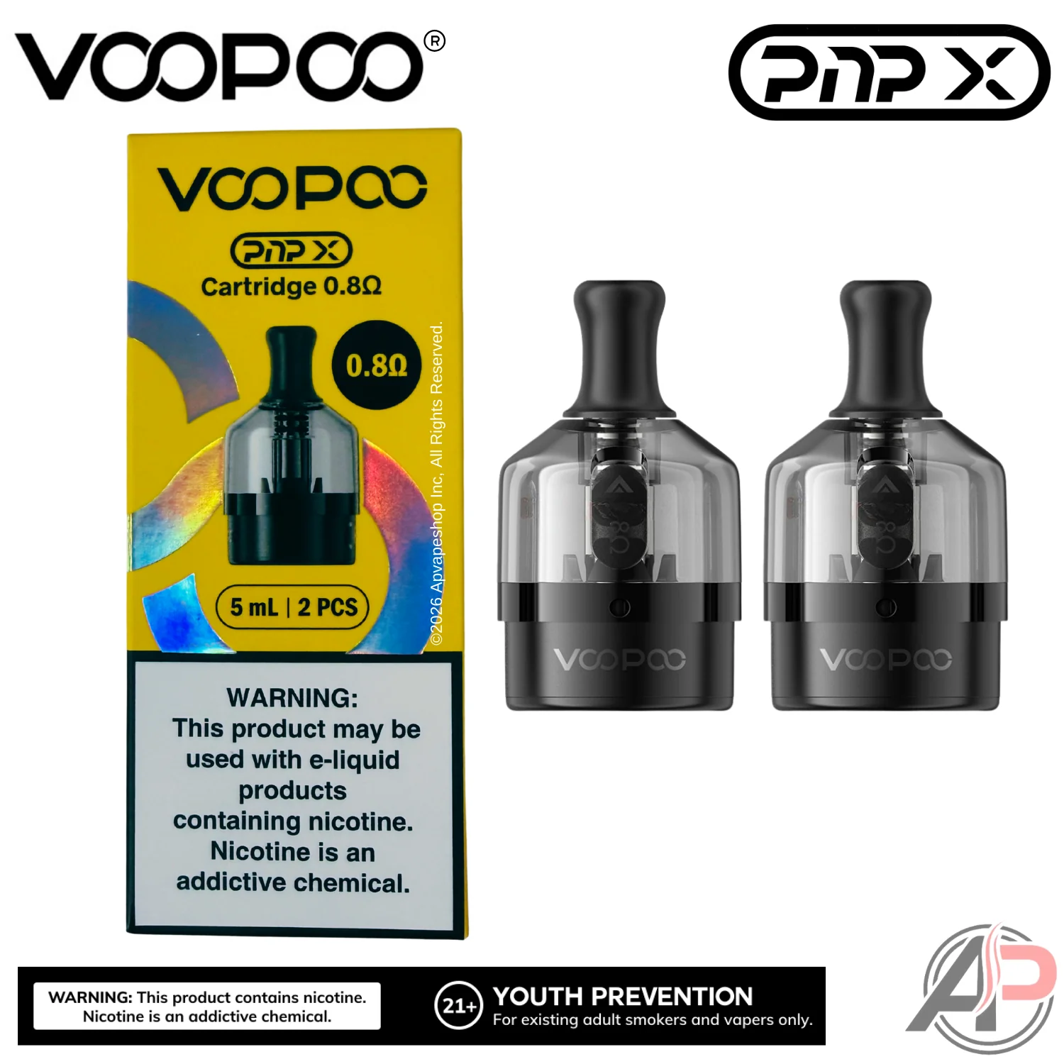 Voopoo PNP-X Replacement Pod Cartridges 2 Pack - Image 2