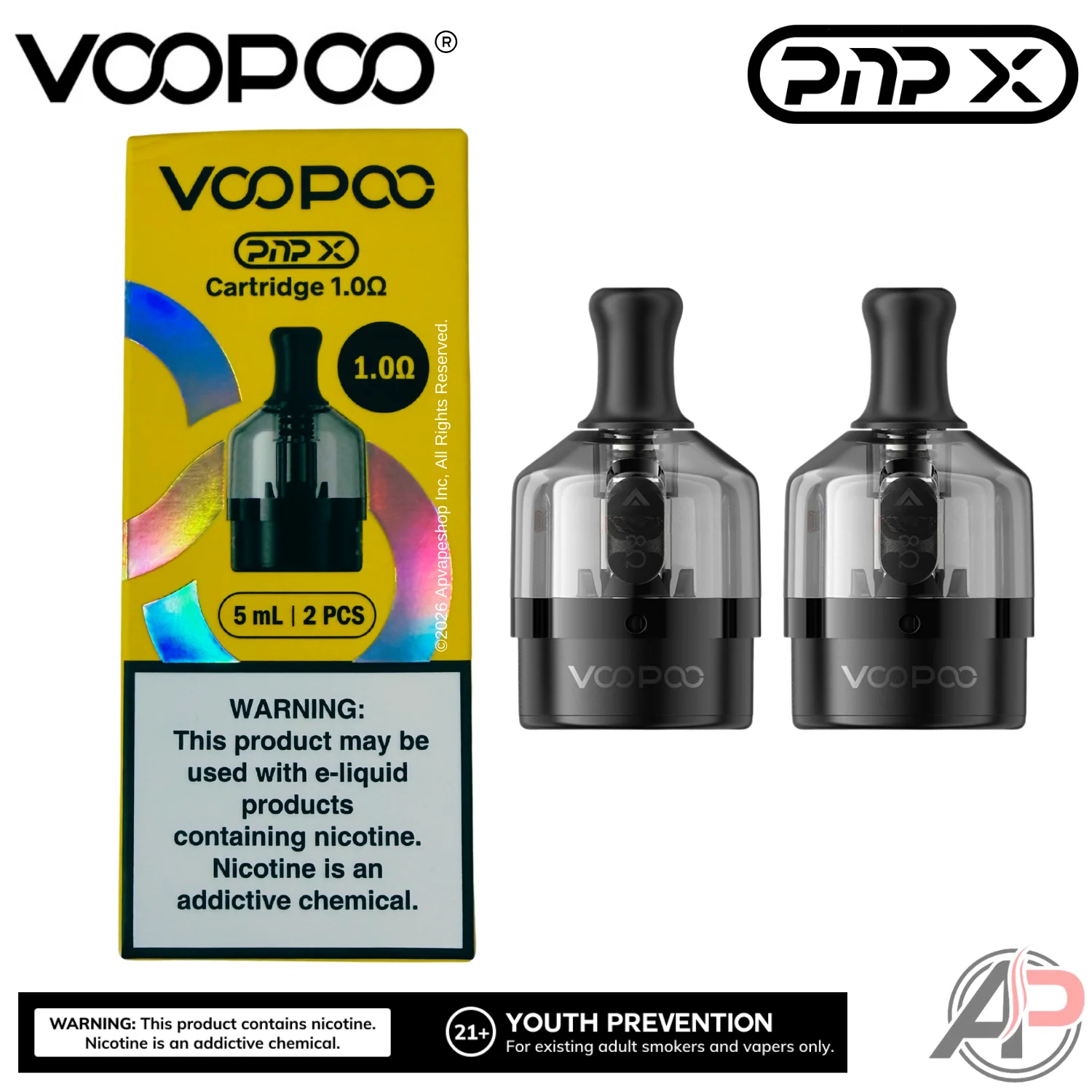 Voopoo PNP-X Replacement Pod Cartridges 2 Pack - Image 3