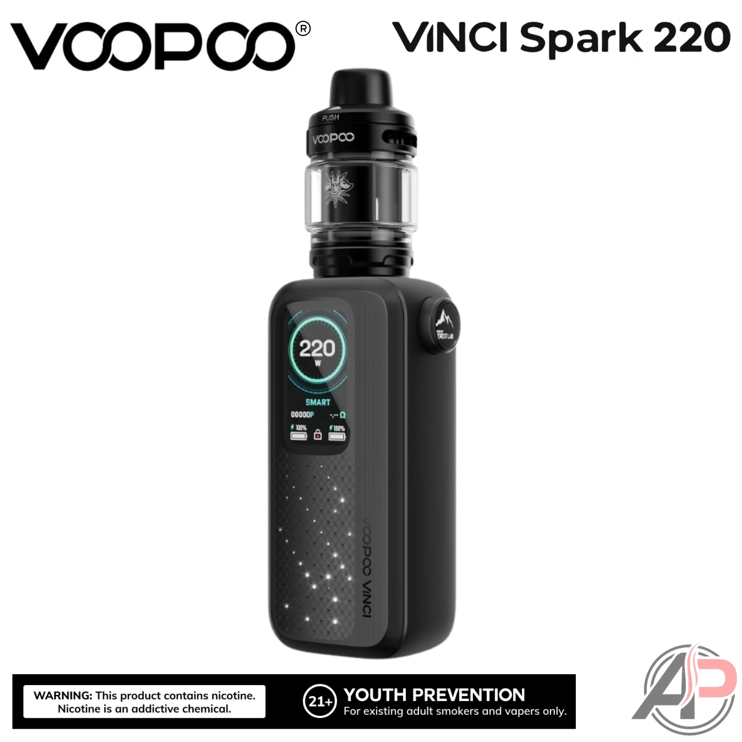 Voopoo Vinci Spark 220W Box Mod Starter Kit Device - Image 11