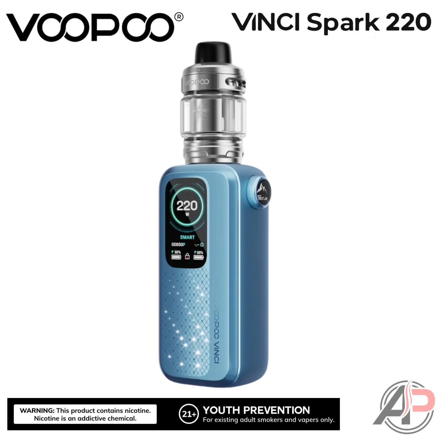 Voopoo Vinci Spark 220W Box Mod Starter Kit Device - Image 5