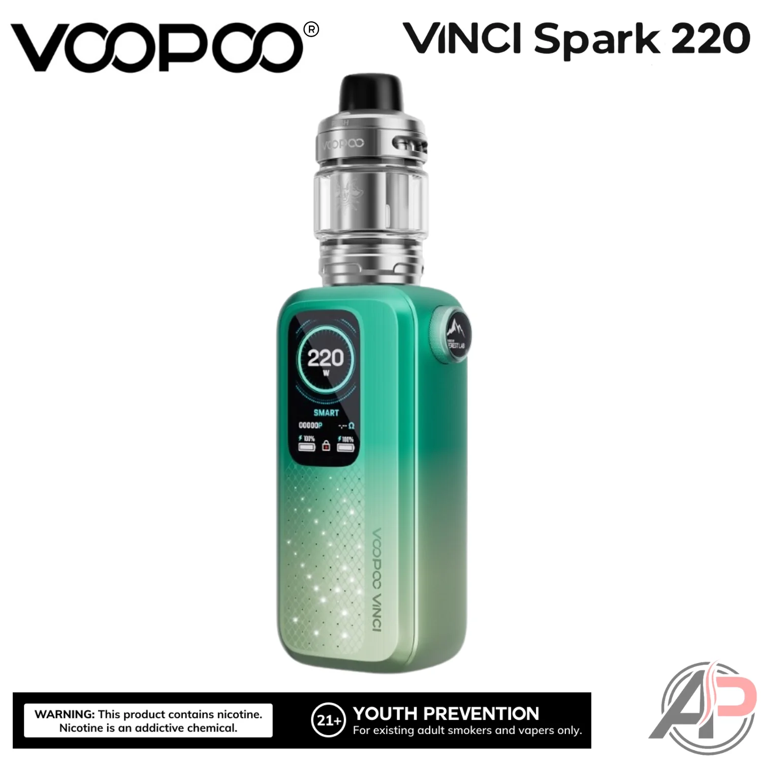 Voopoo Vinci Spark 220W Box Mod Starter Kit Device - Image 7