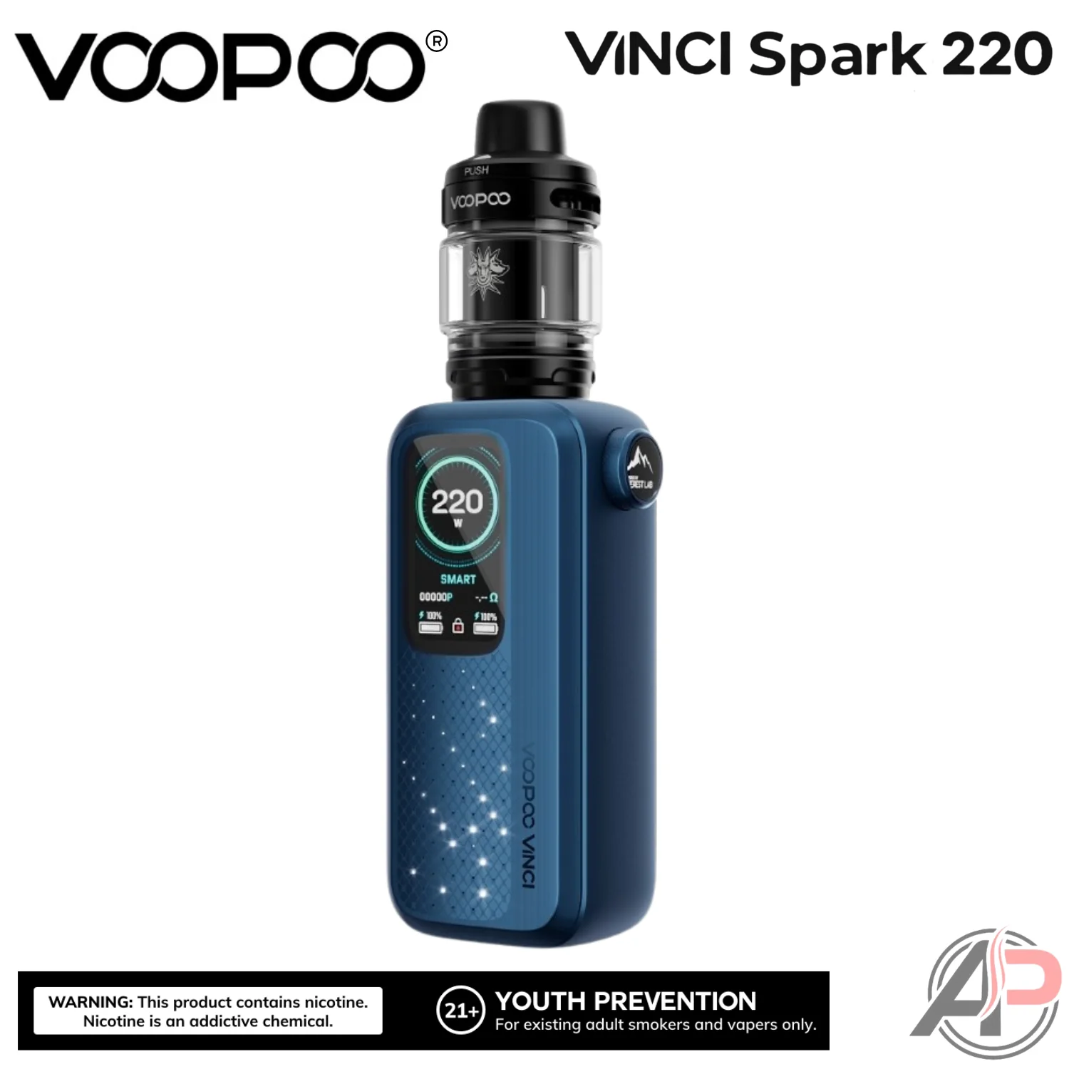 Voopoo Vinci Spark 220W Box Mod Starter Kit Device - Image 9