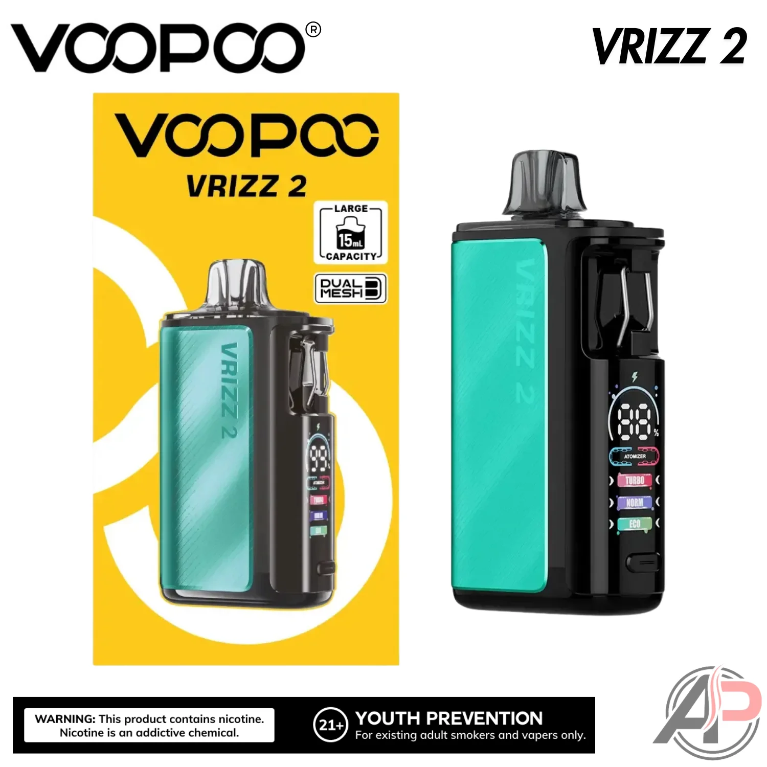 Voopoo Vrizz 2 Pod System Starter Kit Device - Image 8