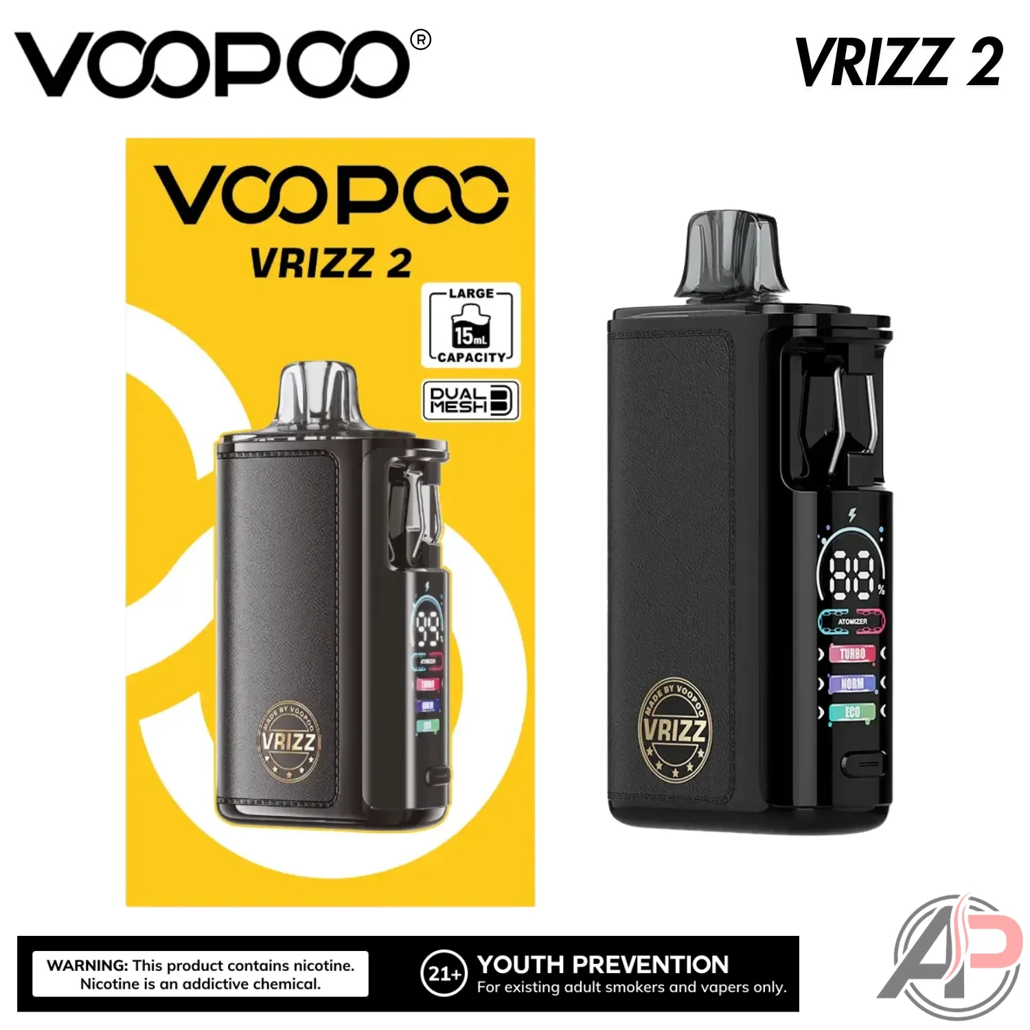 Voopoo Vrizz 2 Pod System Starter Kit Device - Image 9