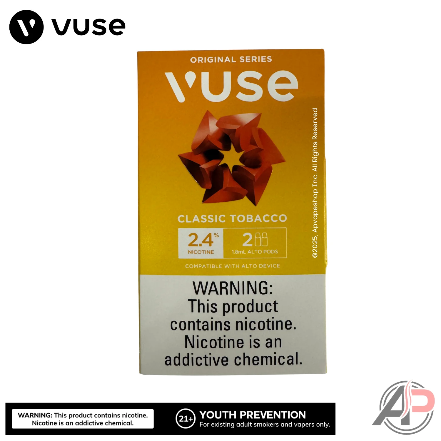 Vuse Alto Classic Tobacco Pods 2 Pack - Image 2