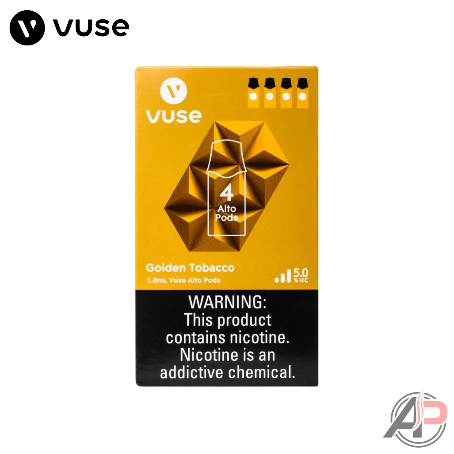 Vuse Alto Golden Tobacco Pods 4 Pack - Image 3