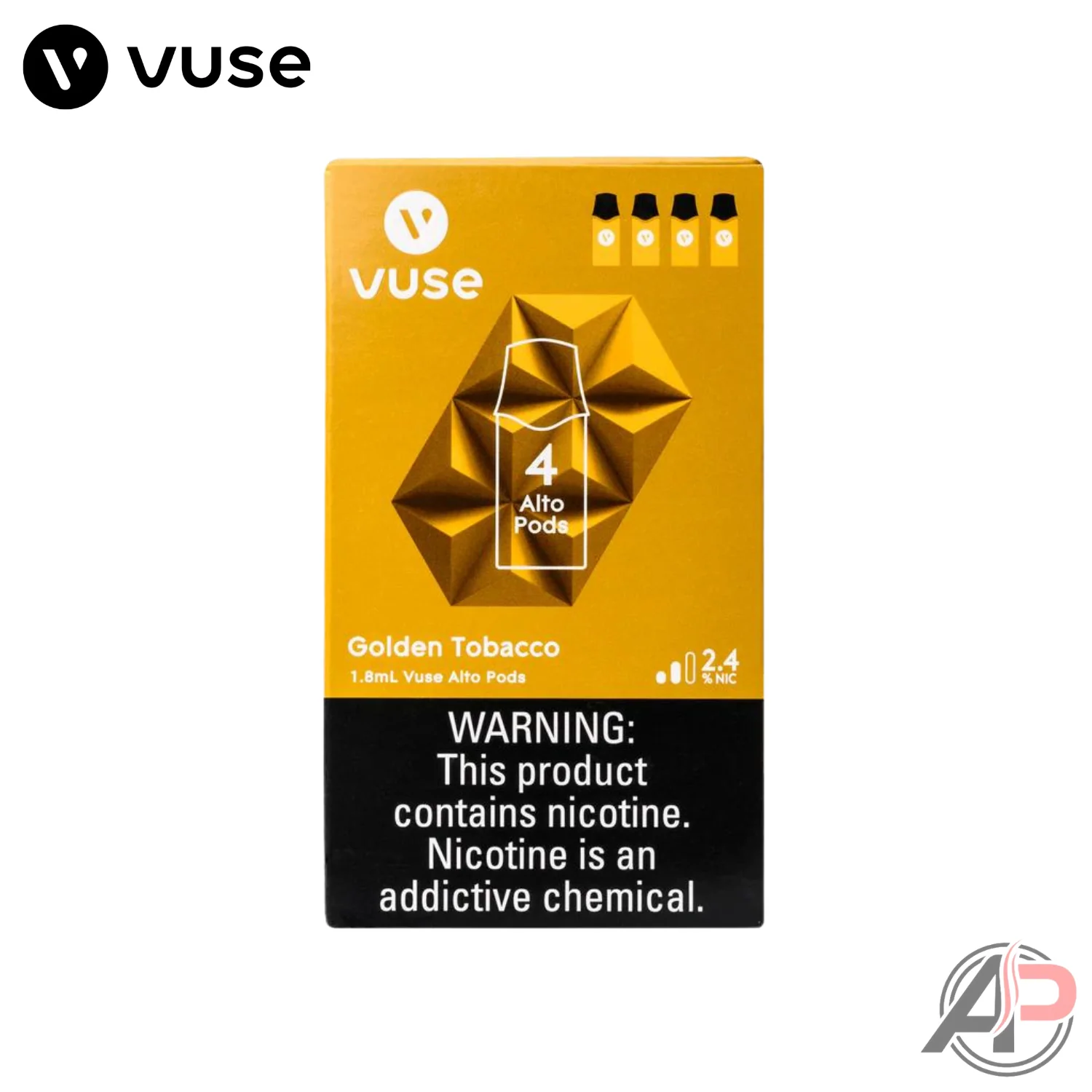 Vuse Alto Golden Tobacco Pods 4 Pack - Image 4
