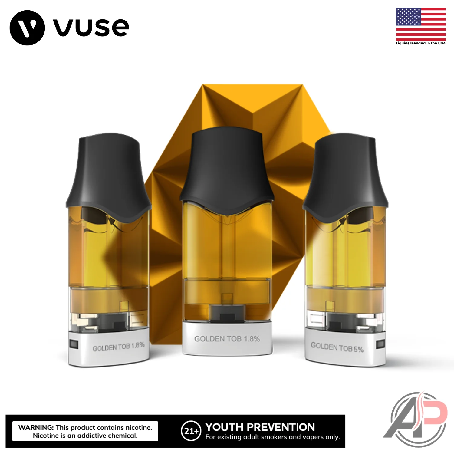 Vuse Alto Golden Tobacco Pods 6 Pack - Image 3
