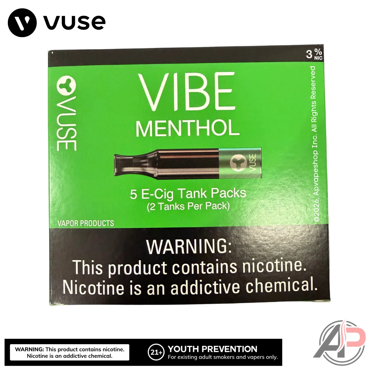 Vuse Vibe Menthol Tank 2 Pack - Image 3