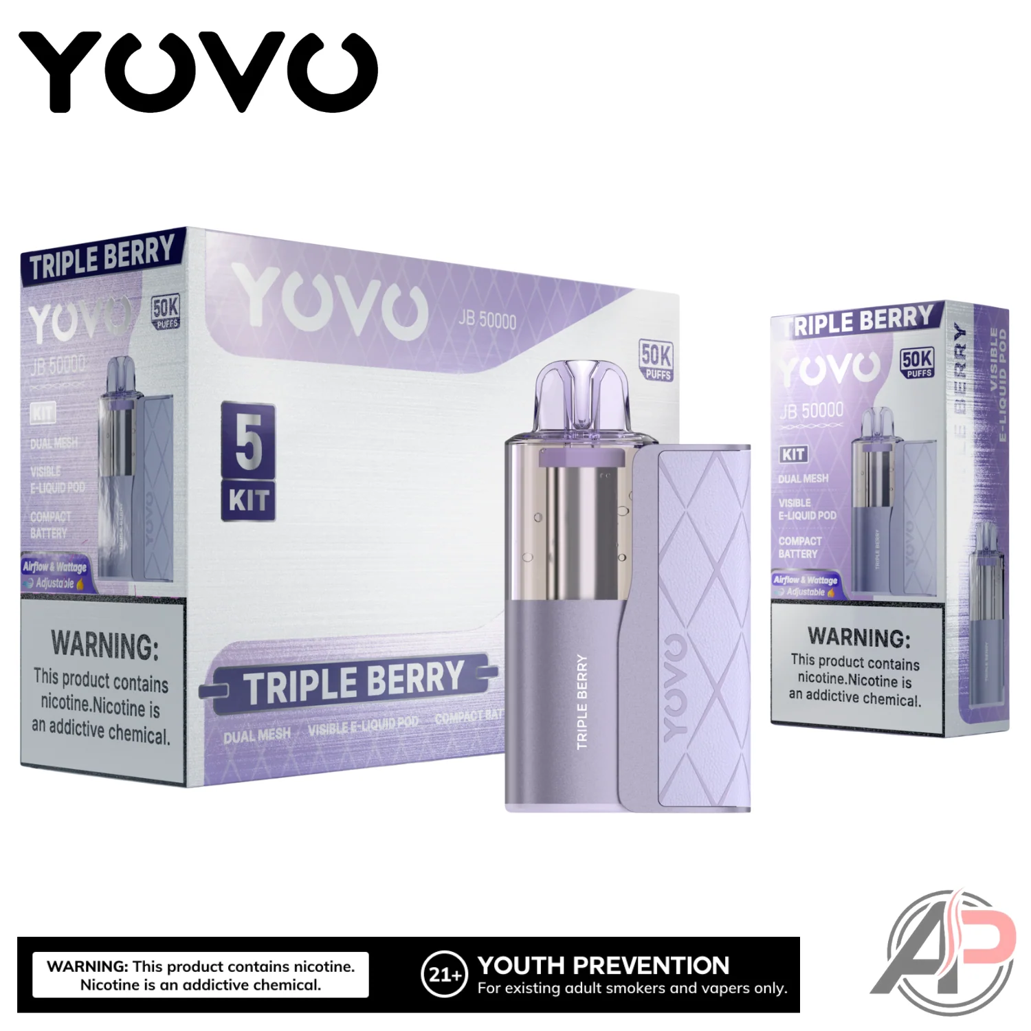 Yovo JB50000 Puffs Disposable Vape Device Kit - Image 15