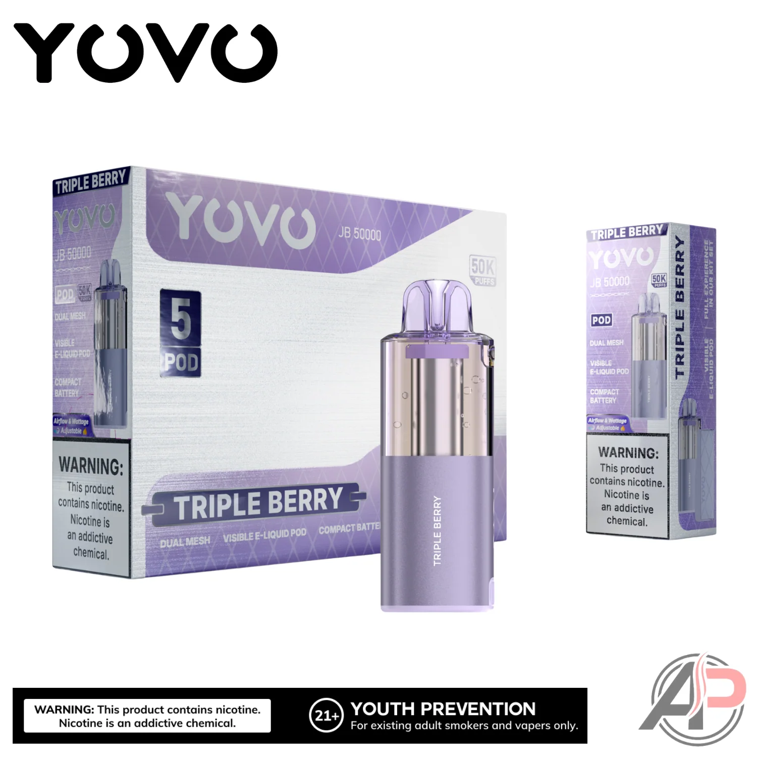 Yovo JB50000 Puffs Disposable Vape Device Kit - Image 25