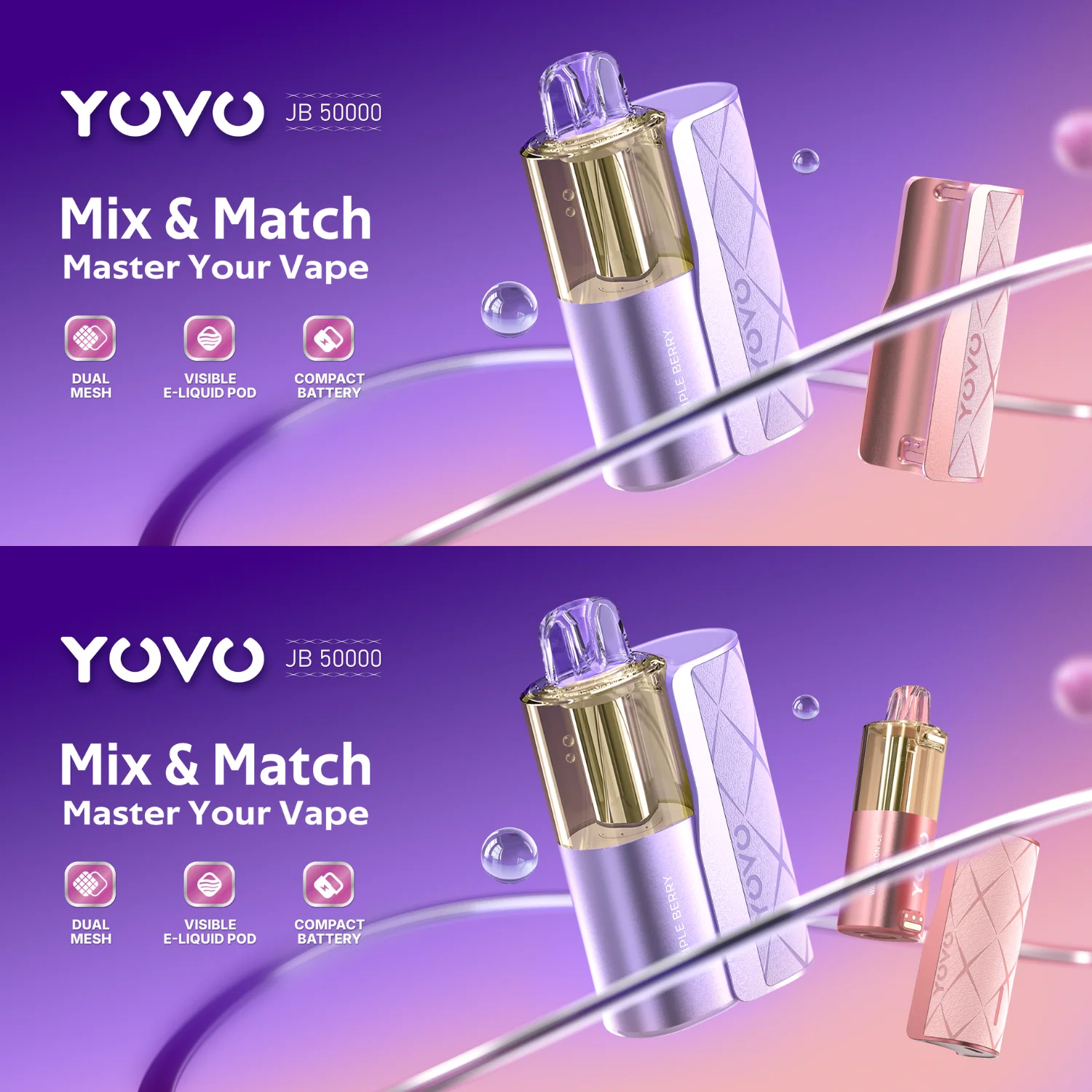 Yovo JB50000 Puffs Disposable Vape Device Kit - Image 6