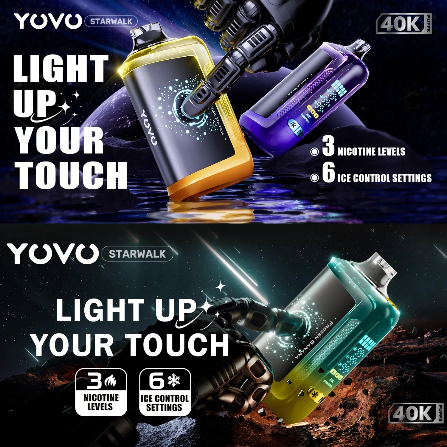Yovo Starwalk 40000 Puffs Disposable Vape Device - Image 3
